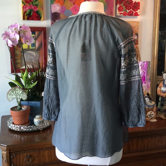 Johnny Was Angelique Peasant Blouse - Picture 2 of 6